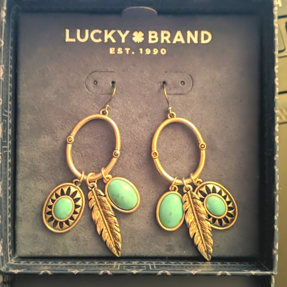 Lucky Brand Turquoise Earrings